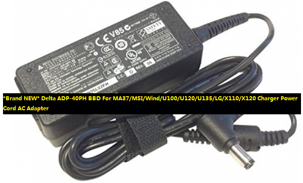 *Brand NEW* Delta ADP-40PH BBD For MA37/MSI/Wind/U100/U120/U135/LG/X110/X120 Charger Power Cord AC A - Click Image to Close